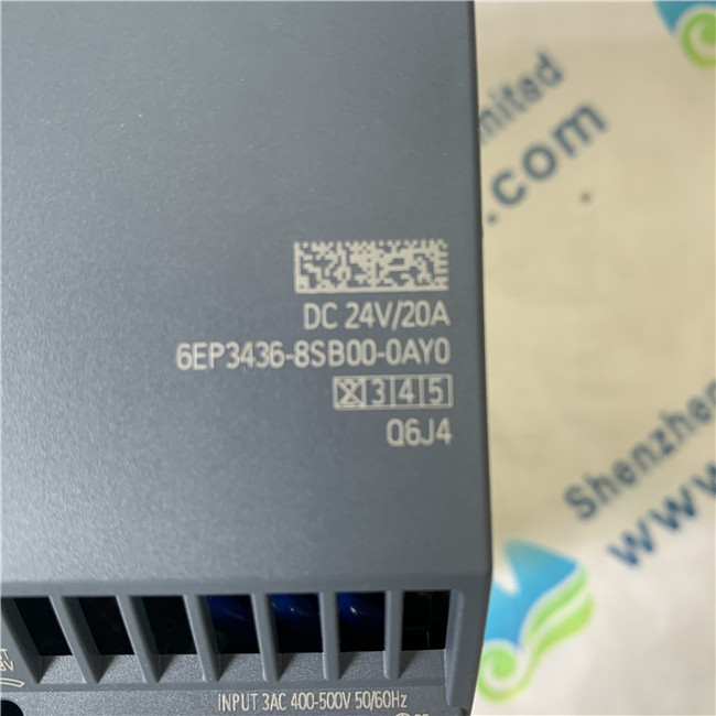 SIEMENS 6EP3436-8SB00-0AY0 SITOP PSU8200 24 V/20 A Stabilized power supply input: 3 AC 400-500 V output: 24 V DC/20 A