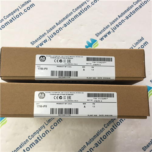 Allen Bradley PLC analog input module 1756-IF8 