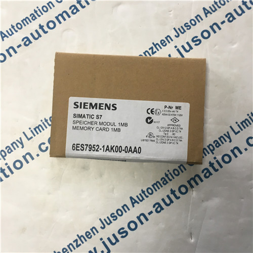 Siemens 6ES7952-1AK00-0AA0 SIMATIC S7, RAM Memory Card for S7-400, long design, 1 Mbyte