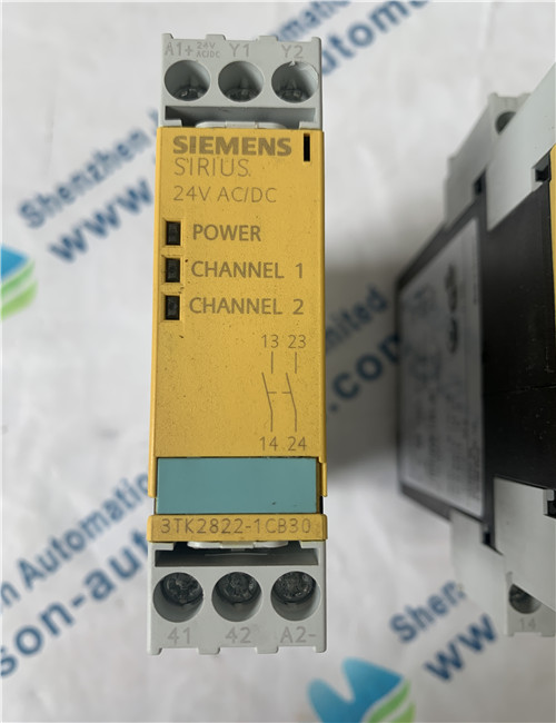 SIEMENS 3TK2822-1CB30 SIRIUS safety relay with relay enabling circuits (EC) 24 V AC/DC
