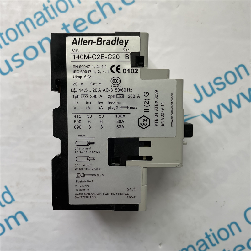 Allen Bradley Motor Circuit Breaker 140M-C2E-C20