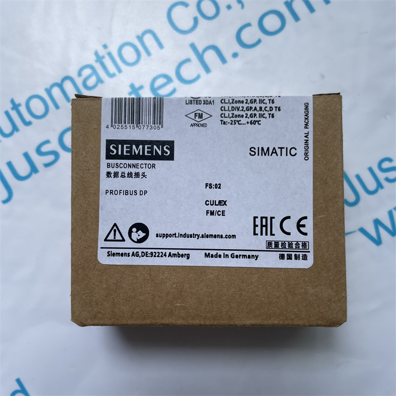 SIEMENS data bus plug 6ES7972-0BB52-0XA0 SIMATIC DP, Connection plug for PROFIBUS up to 12 Mbit/s 90° cable outlet