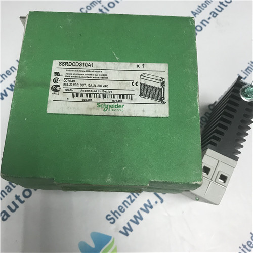 Schneider SSRDCDS10A1 solid state relay - DIN rail mount - input 4-32 V DC, output 24-280 V AC, 10A