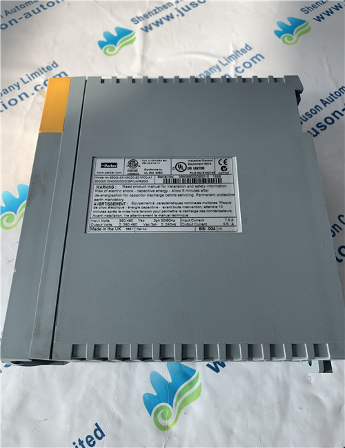 Parker 650G-015-400-0-100-DISP-UK-RS0-0 Frequency converter