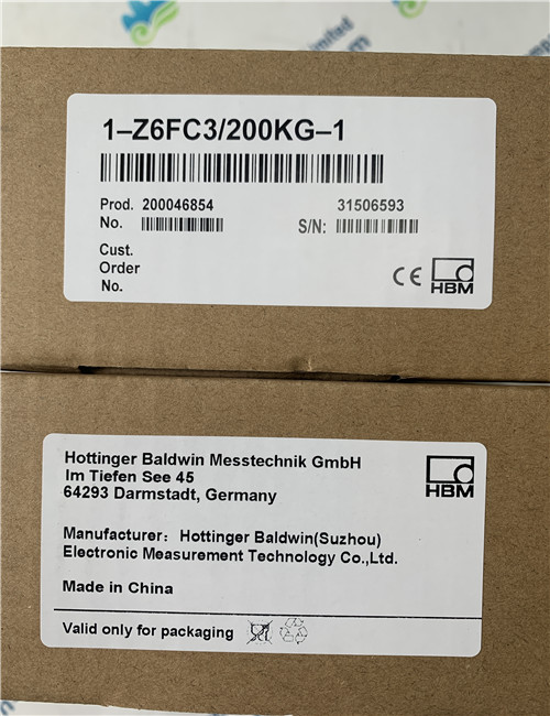 HBM Z6FC3 200KG sensor