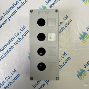 SIEMENS control box 3SU1804-0AA00-0AB1 Enclosure for command devices, 22 mm, round, Enclosure material plastic, enclosure top part gray