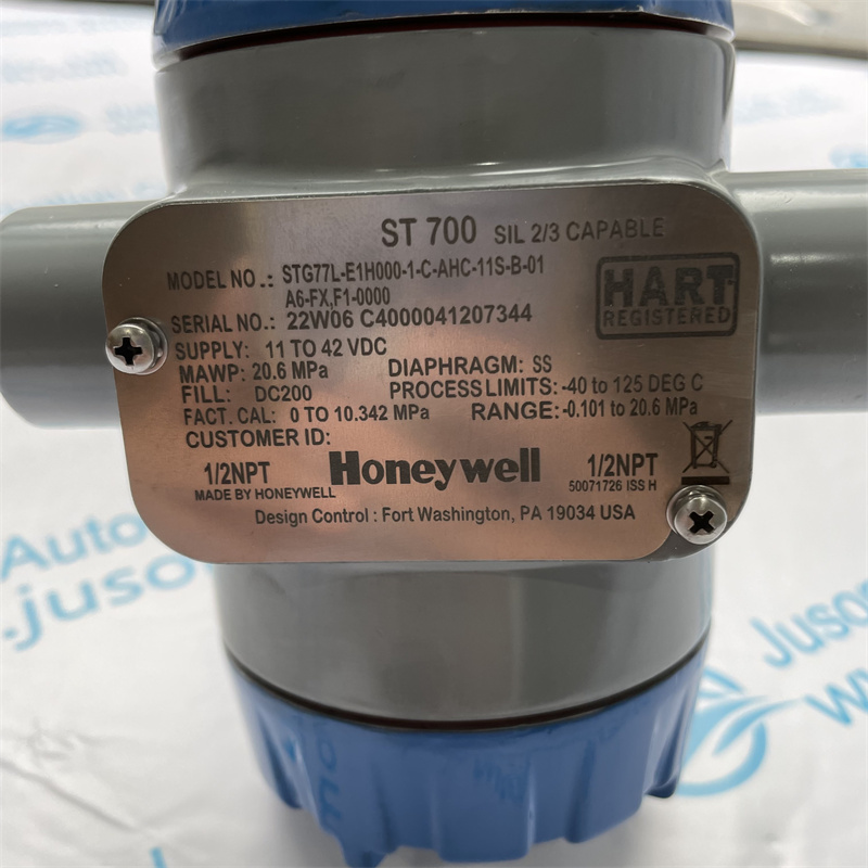 Honeywell pressure transmitter STG77L-E1H000-1-C-AHC-11S-B-01A6-FX F1-0000
