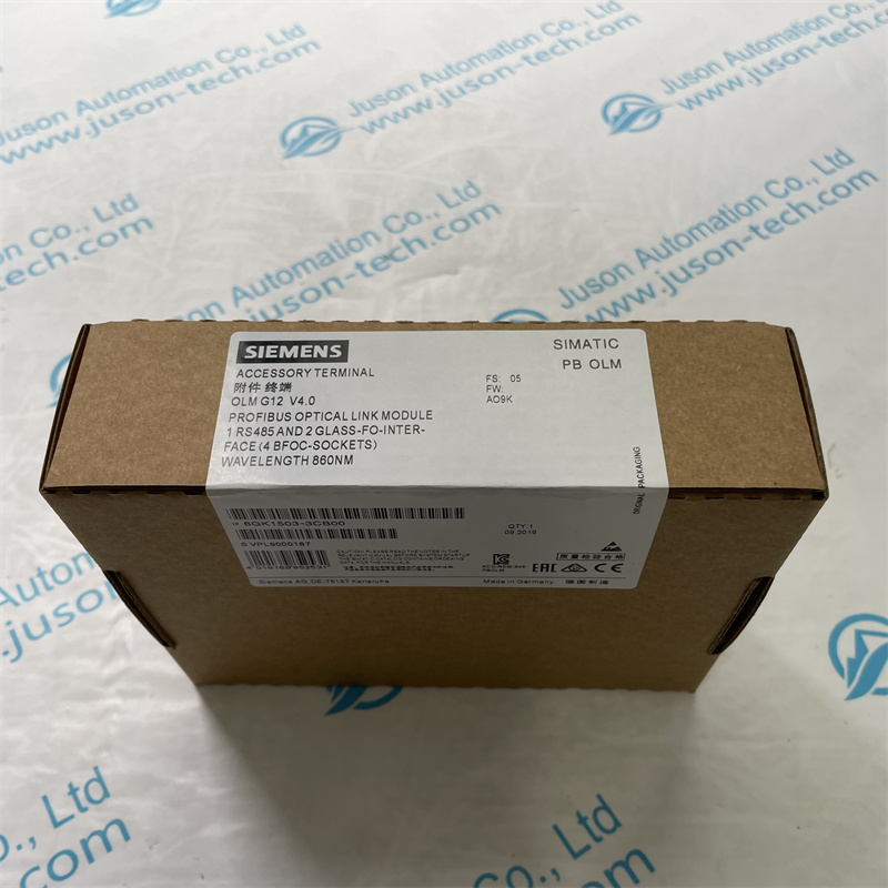 SIEMENS PLC interface module 6GK1503-3CB00 PROFIBUS OLM/G12 V4.0 Optical Link Module with 1 RS 485 and 2 glass FOC interfaces (4 BFOC sockets)