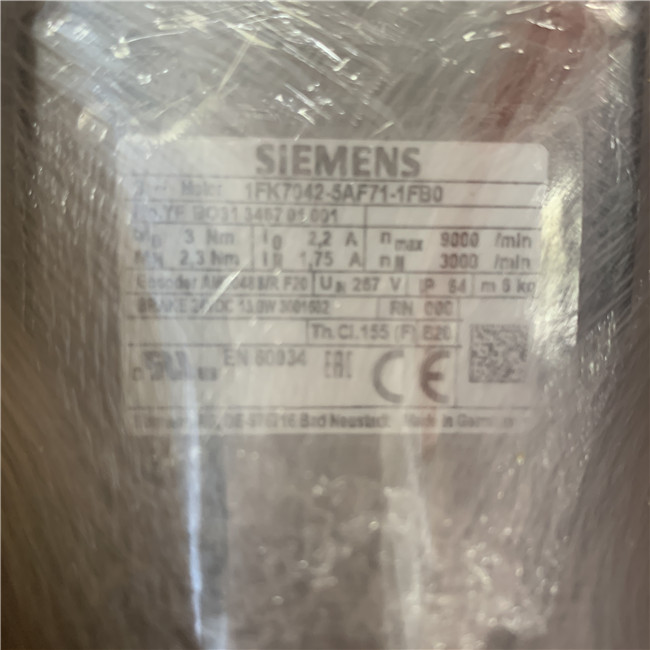 SIEMENS 1FK7042-5AF71-1FB0 SIMOTICS S Synchronous servo motor 