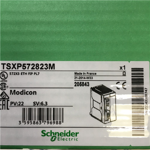 Schneider TSXP572823M double-format PL7 processor - transparent ready - 1180 mA 5 V DC