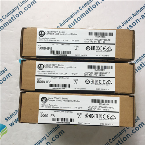 Allen Bradley PLC compact analog input module 5069-IF8 