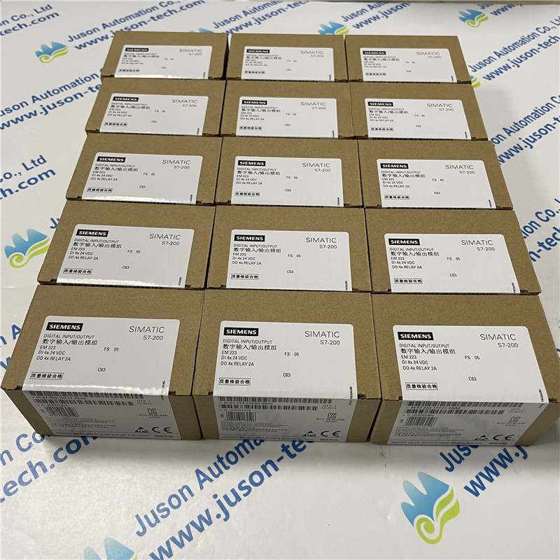 SIEMENS digital input and output module 6ES7223-1HF22-0XA0 SIMATIC S7-200, Digital I/O EM 223, only for S7-22X CPU, 4 DI/4 DO relay, 5-30 V DC, 250 V AC