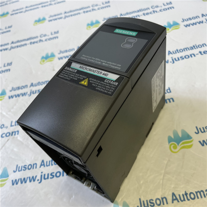 SIEMENS inverter 6SE6440-2UD15-5AA1 MICROMASTER 440 without filter 380-480 V 3 AC +10/-10% 47-63 Hz constant torque 0.55 kW overload 150% 60 s