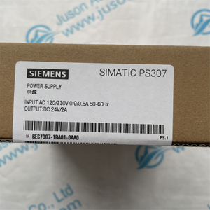 SIEMENS power supply 6ES7307-1BA01-0AA0 SIMATIC S7-300 Regulated power supply PS307 input: 120/230 V AC, output: 24 V DC/2 A