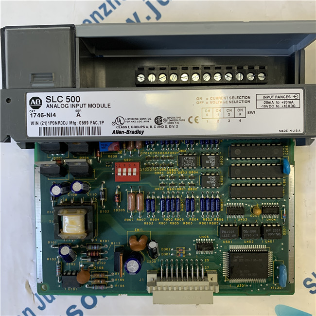 Allen Bradley PLC module 1746-NI4 
