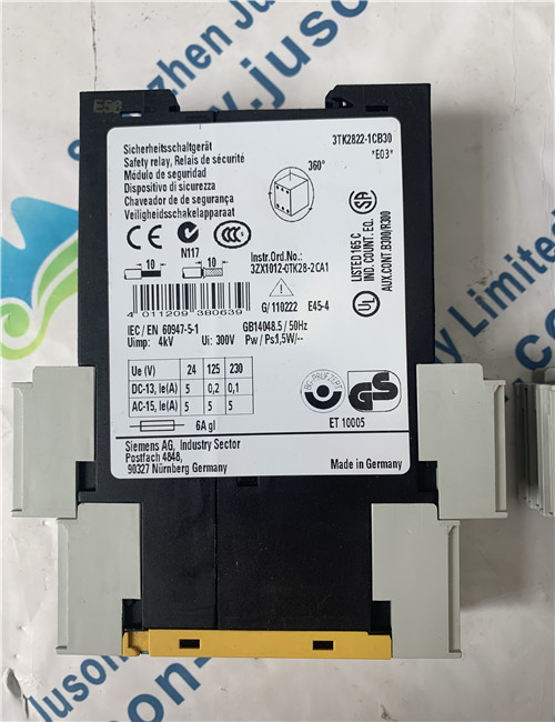 SIEMENS 3TK2822-1CB30 SIRIUS safety relay with relay enabling circuits (EC) 24 V AC/DC