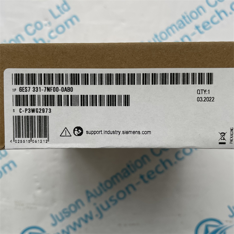 SIEMENS analog input module 6ES7331-7NF00-0AB0 SIMATIC S7-300, Analog input SM 331, isolated, 8 AI; +/-5/10V, 1-5 V, +/-20 mA, 0/4 to 20 mA, 
