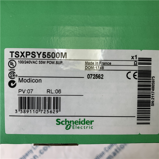 Schneider PLC power module TSXPSY5500M 
