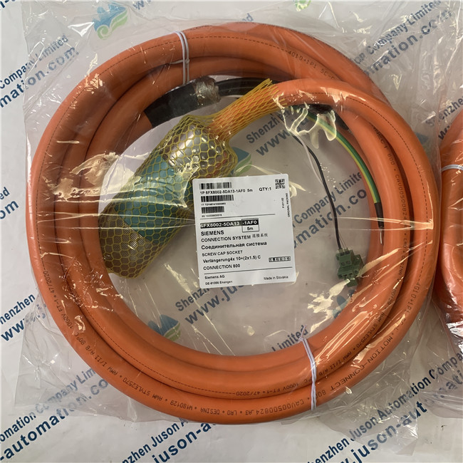 SIEMENS 6FX8002-5DA13-1AF0 power cable pre-assembled 4x 10+(2x1.5) C C plug full thread size 3 