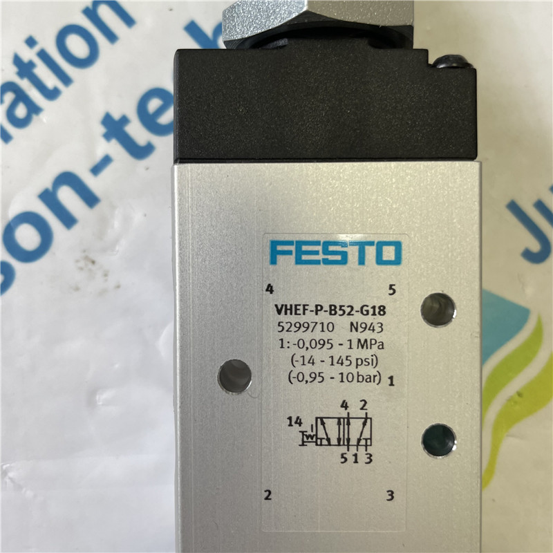 FESTO rotary handle valve VHEF-P-B52-G18 5299710