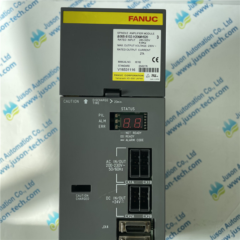 FANUC spindle servo amplifier A06B-6102-H206 H520