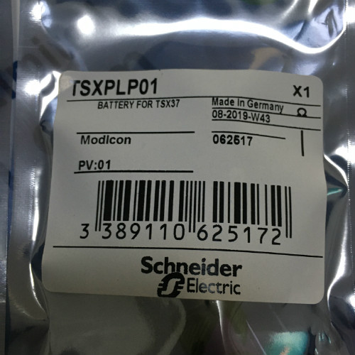 Schneider TSXPLP01 battery for internal RAM memory backup - Modicon TSX Micro