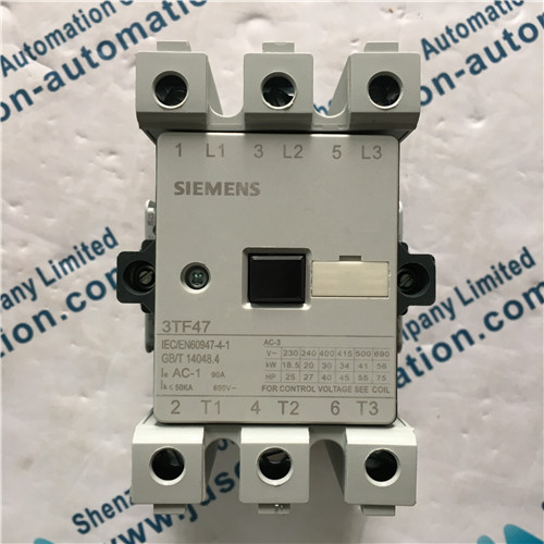 Siemens 3TF4722-0XU0 Contactor AC 50 HZ, 240 V AC3 400 V 63 A 30 kW AUX. contacts: 2 NO + 2 NC size 3 screw connection