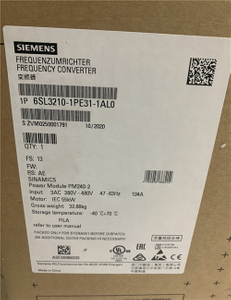 Siemens 6SL3210-1PE31-1AL0 SINAMICS G120 POWER MODULE PM240-2 WITH BUILT IN CL