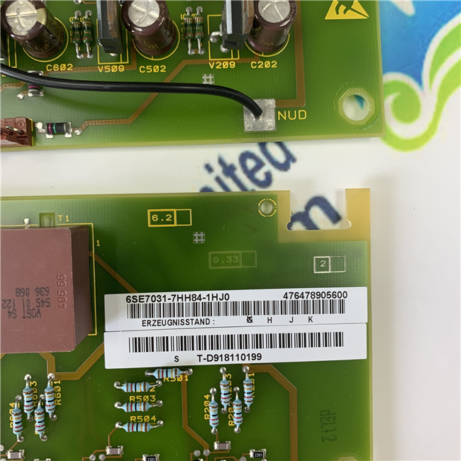 SIEMENS 6SE7031-7HH84-1HJ0 SIMOVERT Master drives Control for Precharging module PCC For converts with Designs E through H