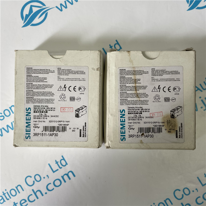 SIEMENS solid state time relay 3RP1511-1AP30 1 change-over contact, 1 time range 0.5 s...10 s 24 AC, 200...240 V and 24 V DC at 50/60 Hz AC with LED, Screw terminal