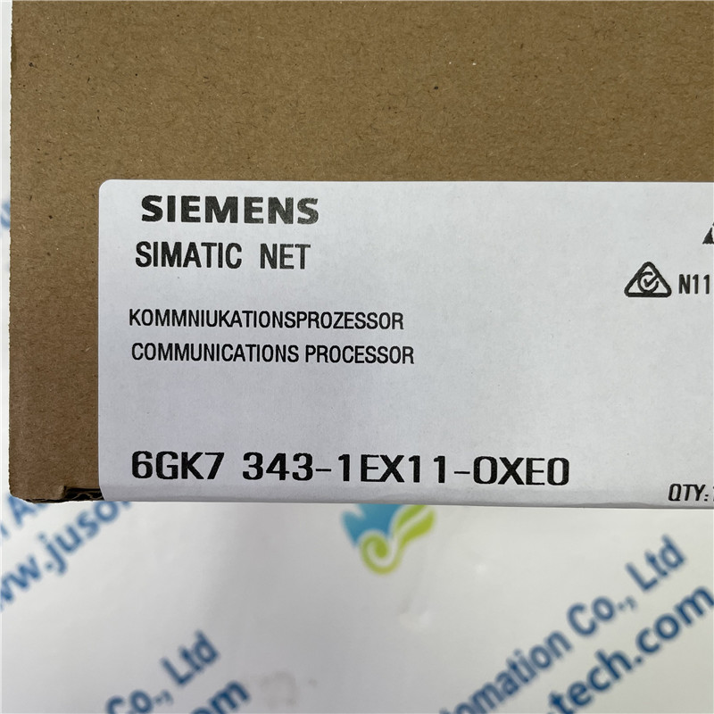 SIEMENS communication module 6GK7343-1EX11-0XE0 Communications processor CP 343-1 for connection of SIMATIC S7-300 to Industrial Ethernet over ISO
