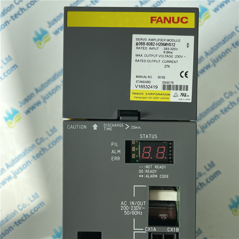 FANUC spindle drive A06B-6082-H206 512