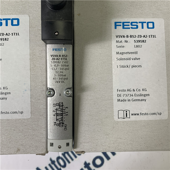 FESTO VSVA-B-B52-ZD-A2-1T1L 539182 The electromagnetic valve