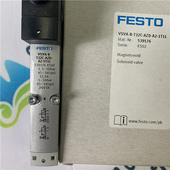 FESTO VSVA-B-T32C-AZD-A2-1T1L 539176 The electromagnetic valve