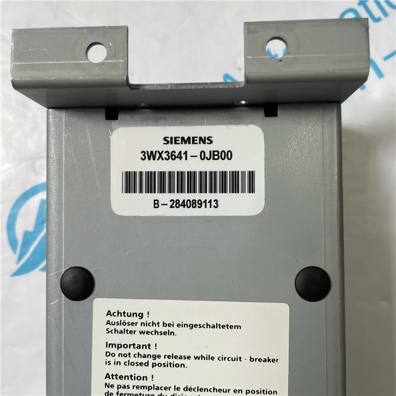 SIEMENS air circuit breaker accessory 3WX36410JB00 Overcurrent release for 3WN6 Version B, AZN