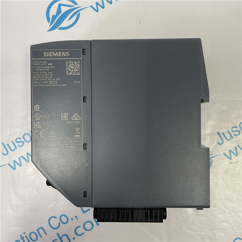 SIEMENS Power Supply 6EP4134-3AB00-0AY0 SITOP UPS1600 10 A uninterruptible power supply input: 24 V DC output: 24 V DC/ 10 A 