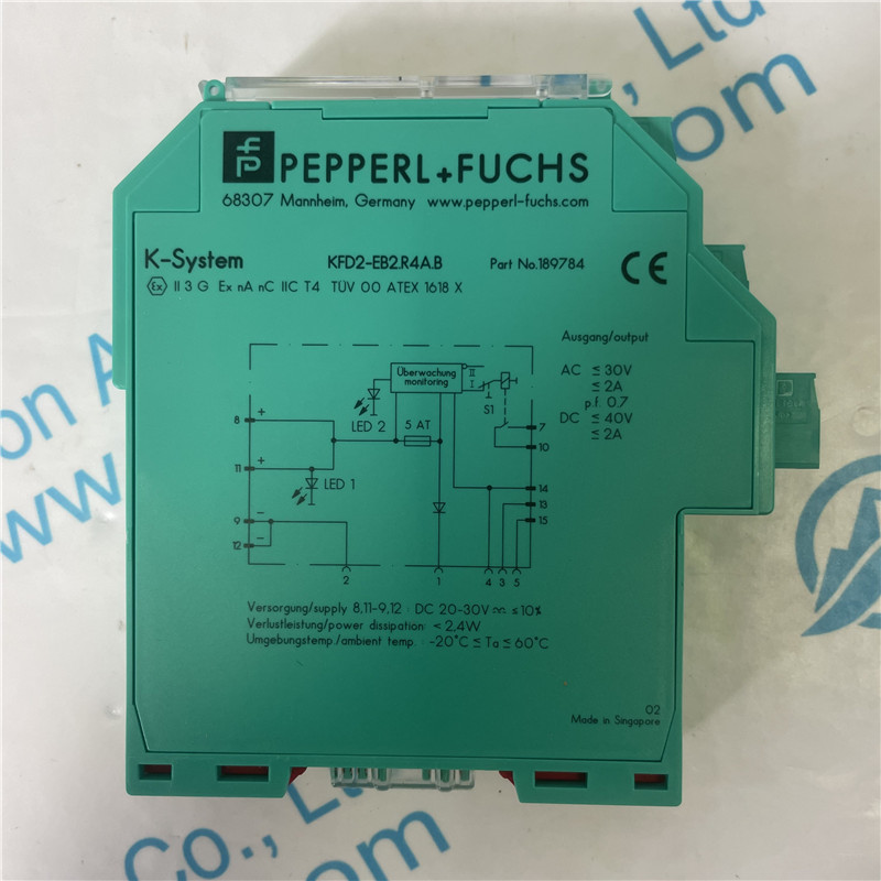 PEPPERL+FUCHS safety barrier KFD2-EB2.R4A.B