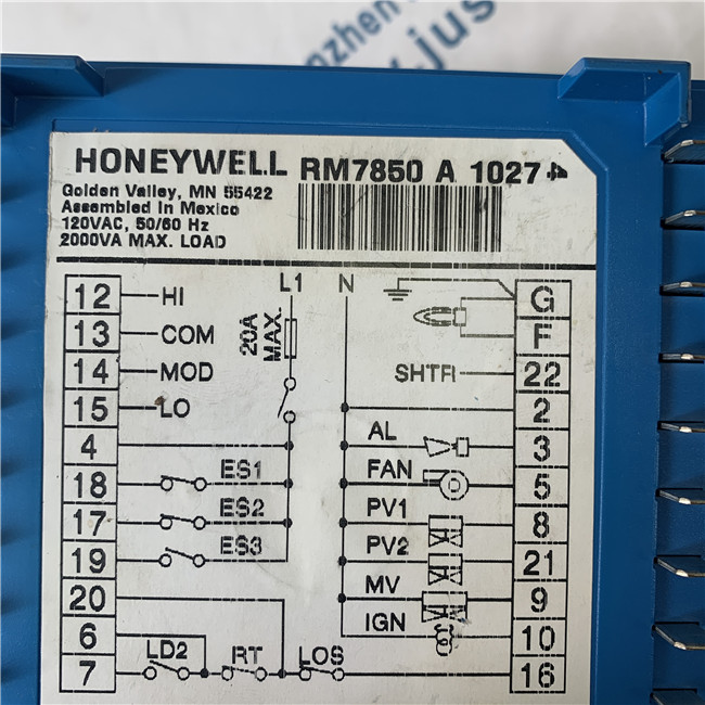 Honeywell RM7850A1027 Combustion safety controller