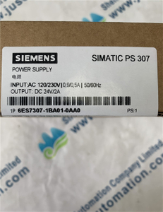 SIEMENS 6ES7307-1BA01-0AA0 SIMATIC S7-300 Regulated power supply PS307 input: 120/230 V AC, output: 24 V DC/2 A