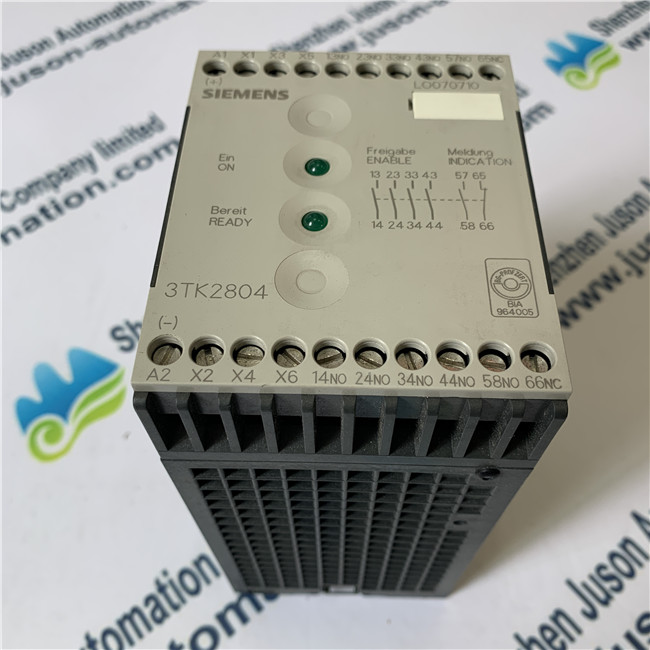 SIEMENS 3TK2804-0BB4 CONTACTOR COMBINATION FOR SAFETY CIRCUITS ENABLING AND SIGNALLING CIRCUIT 4NO