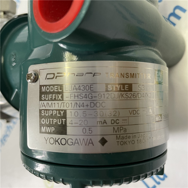YOKOGAWA Smart Differential Pressure Transmitter EJA430E-FHS4G-912DJ KS26 D4 X2 A M11 T01 N4+DOC