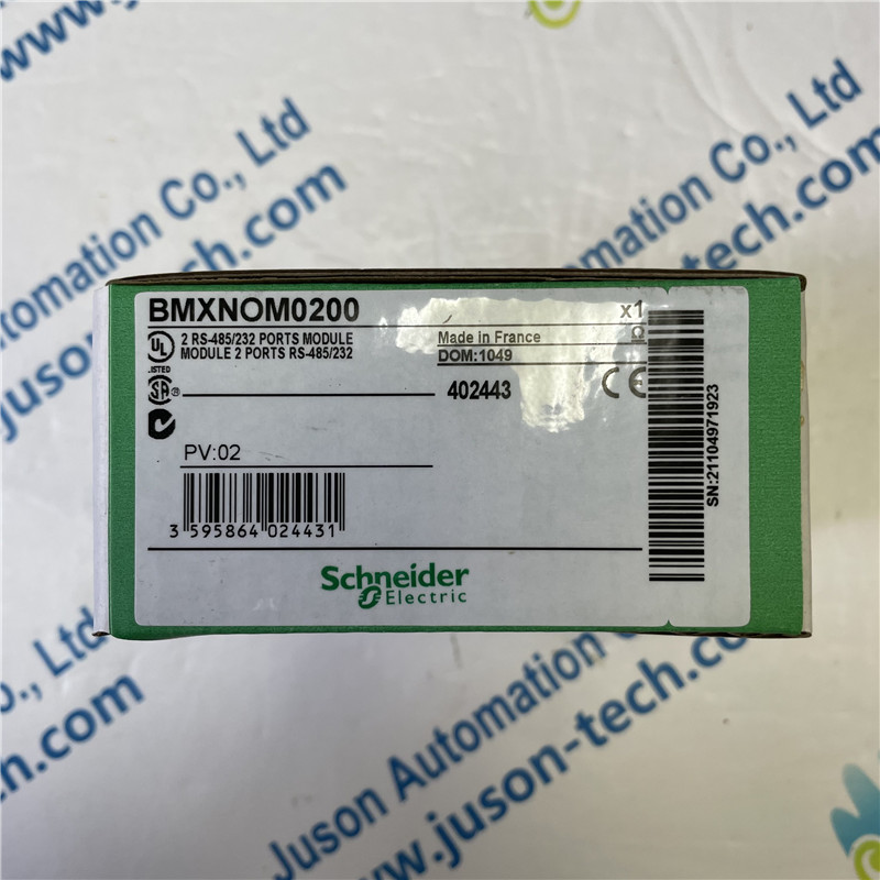 Schneider Communication Module BMXNOM0200 Serial link module with 2 RS-485/232 ports in Modbus and Character mode