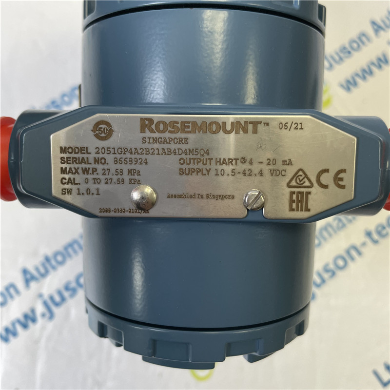 EMERSON Rosemount Pressure Transmitter 2051GP4A2B21AB4D4M5Q4