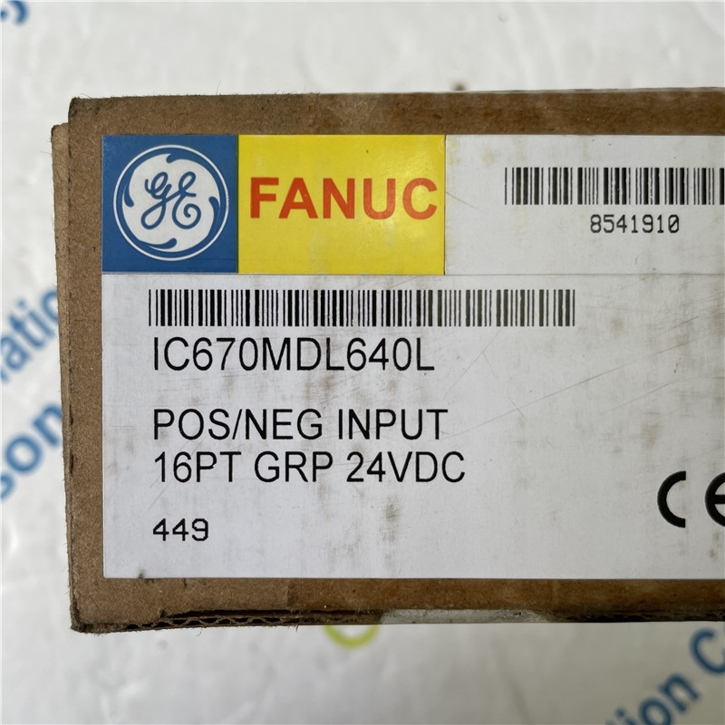 GE FANUC module card spare IC670MDL640L