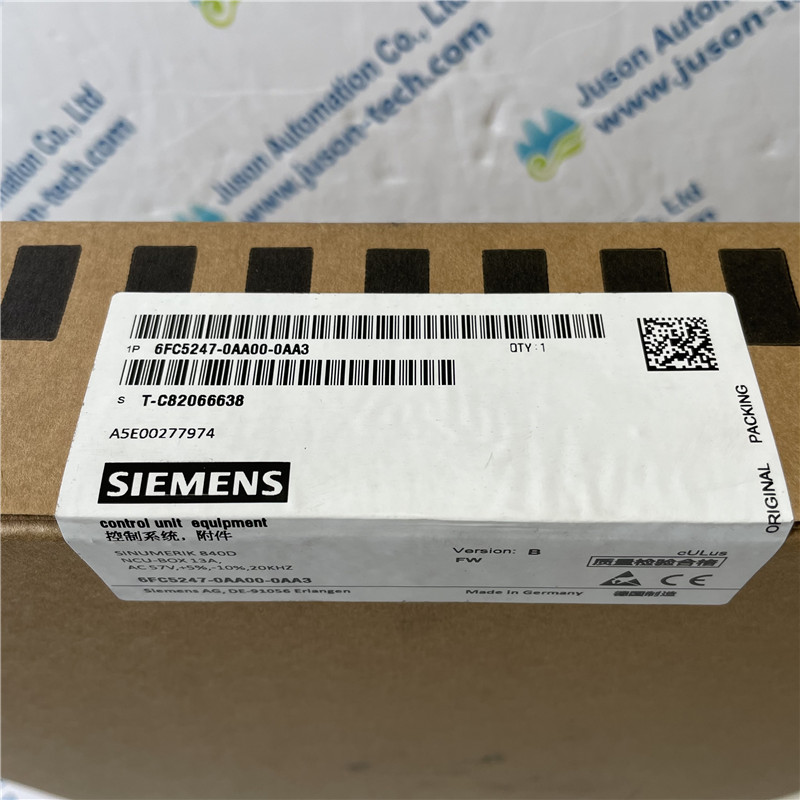 SIEMENS CNC spare parts 6FC5247-0AA00-0AA3 SINUMERIK 840D/DE enclosure for electronic control NCU box for recording 