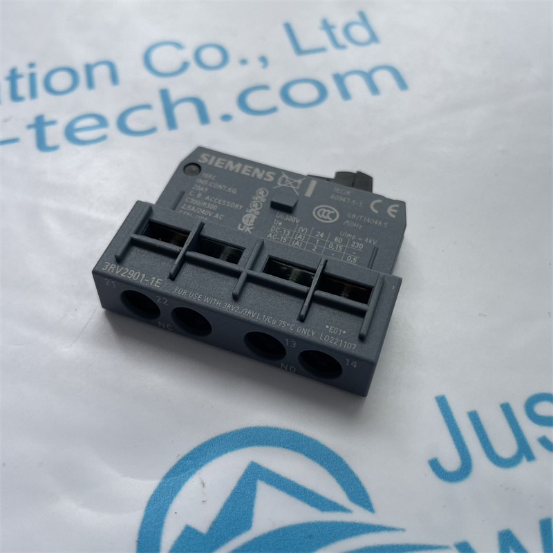 SIEMENS motor three-phase circuit breaker auxiliary contact 3RV2901-1E ...
