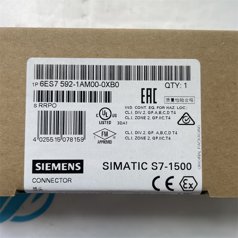 SIEMENS 6ES7592-1AM00-0XB0 SIMATIC S7-1500, Front connector Screw-type connection system