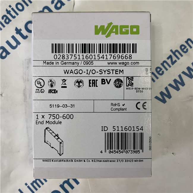 WAGO 750-600 Input and output modules