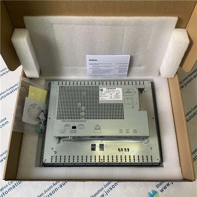 SIEMENS 6AV6644-0AB01-2AX0 SIMATIC MP 377 15" Touch Multi Panel, Windows CE 5.0 15" color TFT display 12 MB configuration memory configurable from WinCC flexible 2007