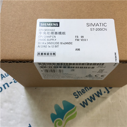 Siemens 6ES7214-2AD23-0XB8 SIMATIC S7-200 CN, CPU 224XP Compact unit, DC power supply 14 DI DC/10 DO DC, 2 AI, 1 AO, 12/16 KB progr./10 KB data, 2 PPI/user-programmable interface this S7-200 CN produc